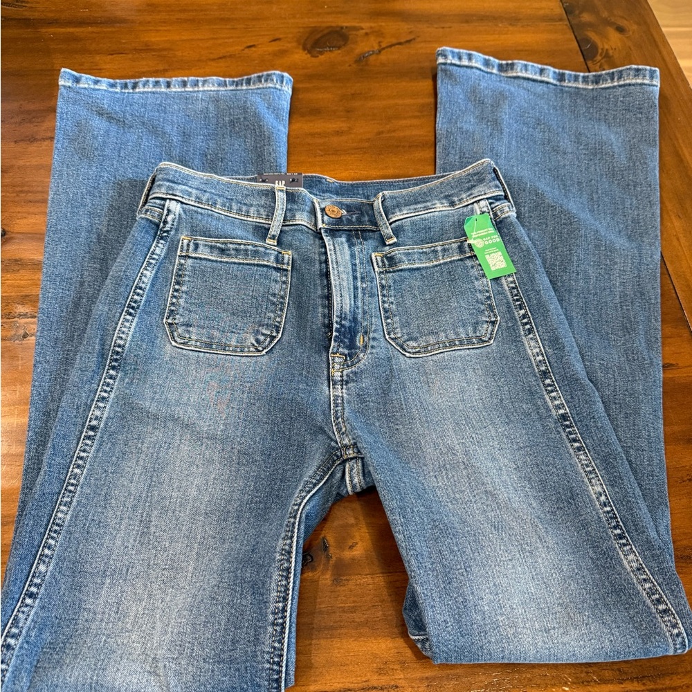 GAP Blue Flare & Wide Leg Jeans